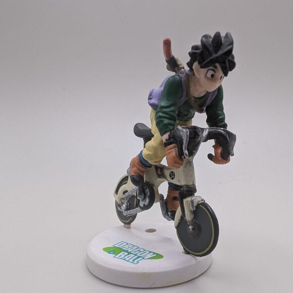 Rare Son Goku Riding Bicycle Bike Cycle Mecha Dragon Ball Figure - Picture 2 of 6